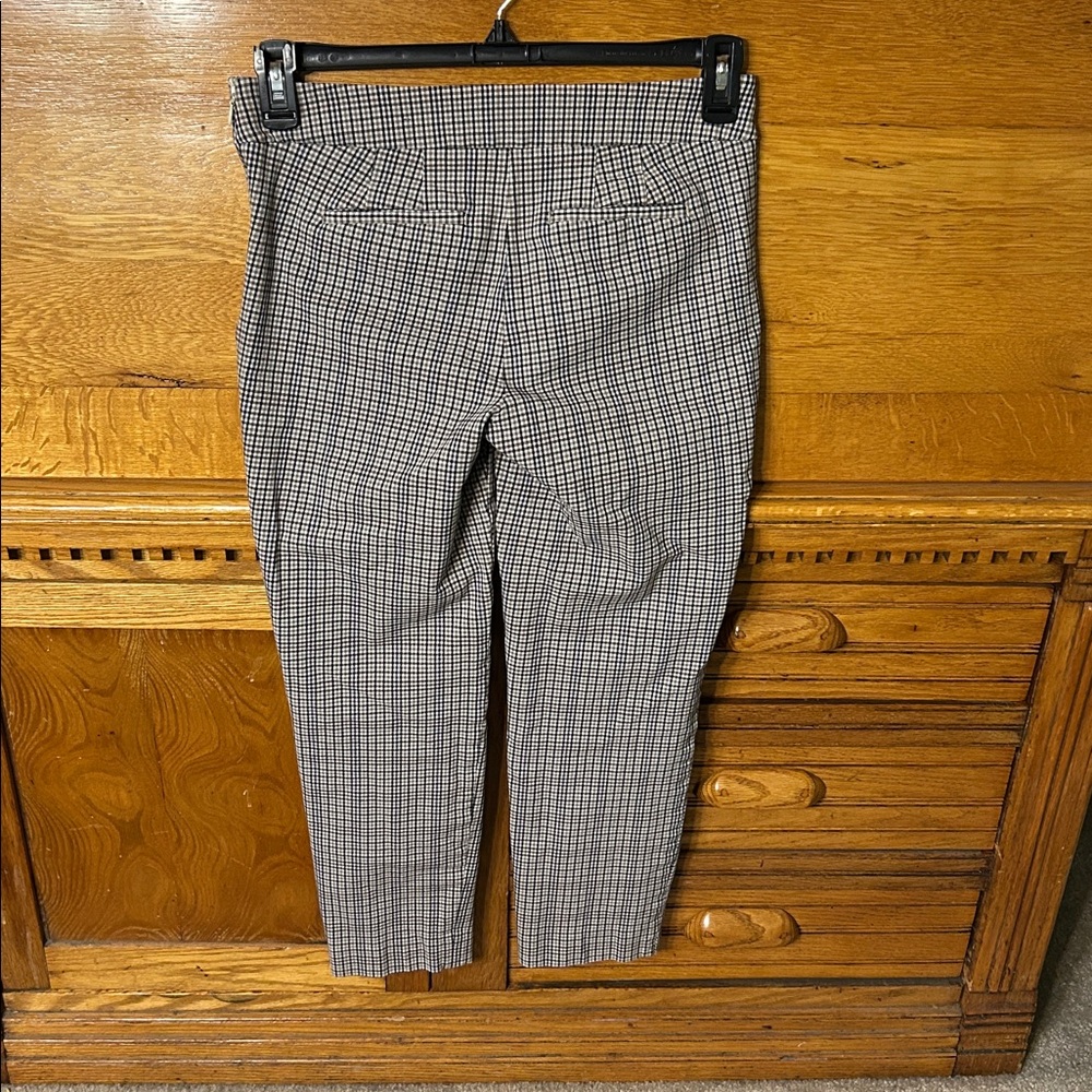 Talbots Women's Chatham Plaid Slim Leg Ankle Pants - Picture 2 of 10